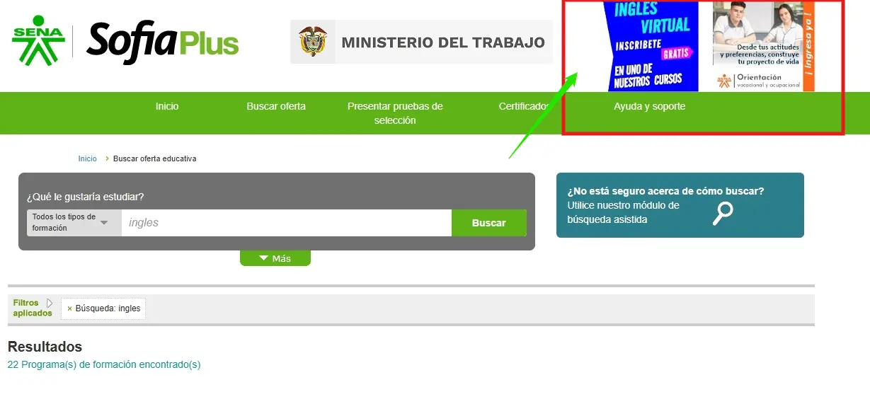 Como inscribirse a un curso de inglés en el SENA