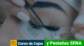 Curso de cejas y pestañas en el SENA